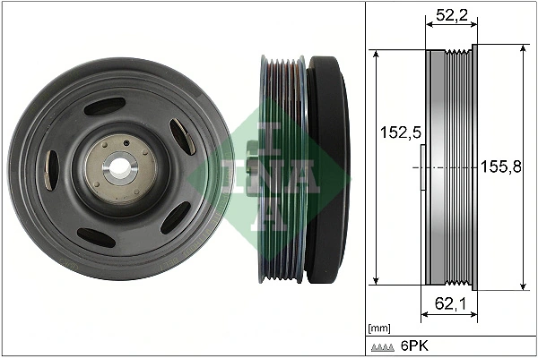 Belt Pulley, crankshaft